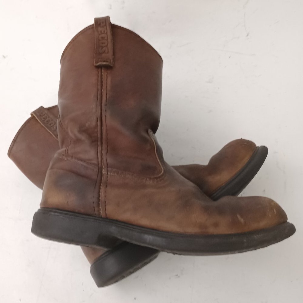 🤠 Vintage Red Wing Pecos Leather Work/Western Boots Size 10.5 D 🤠
